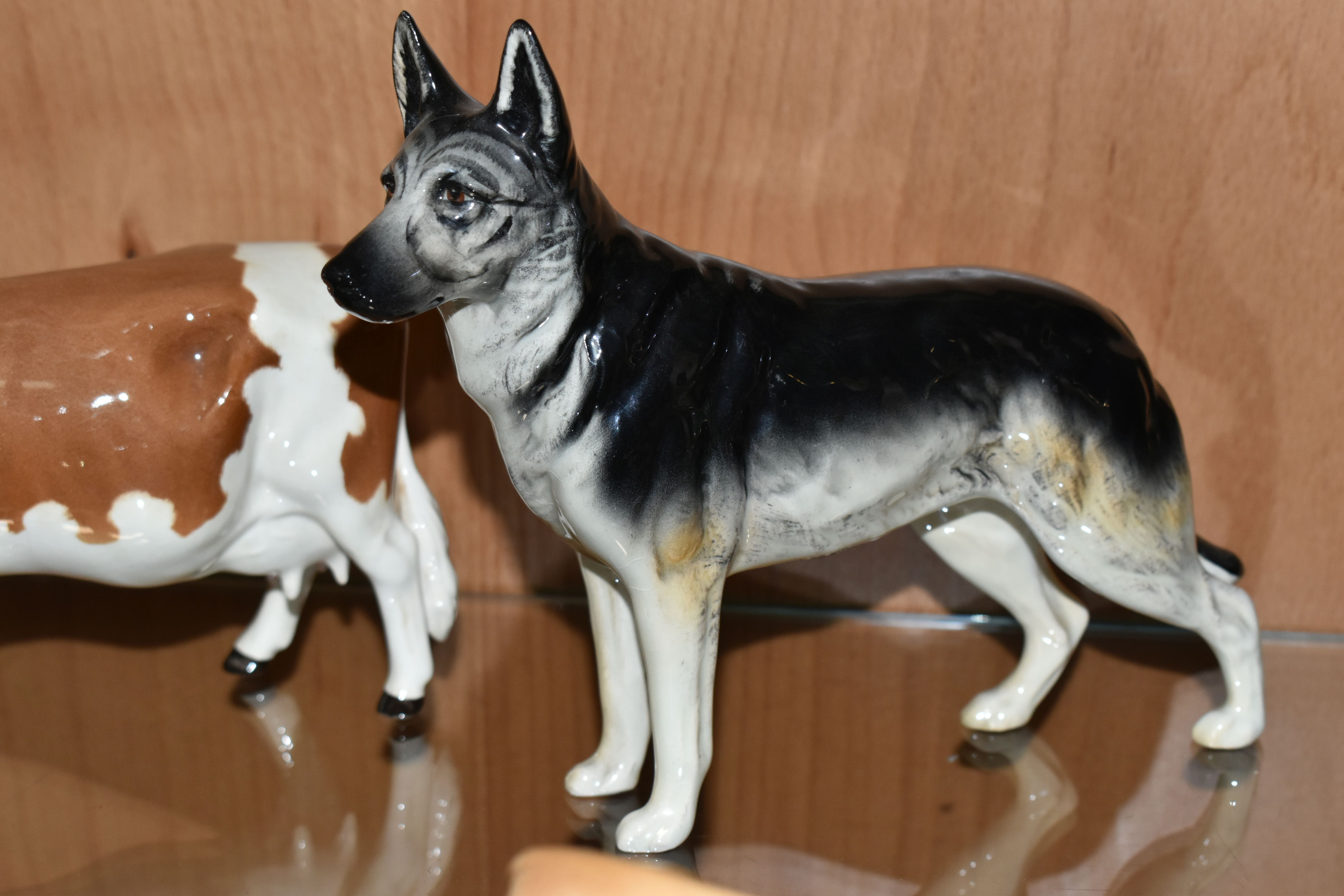 SEVEN BESWICK ANIMALS, all gloss, comprising Chamois, model no.1551, two Fawn, model no.1000B, - Image 6 of 6