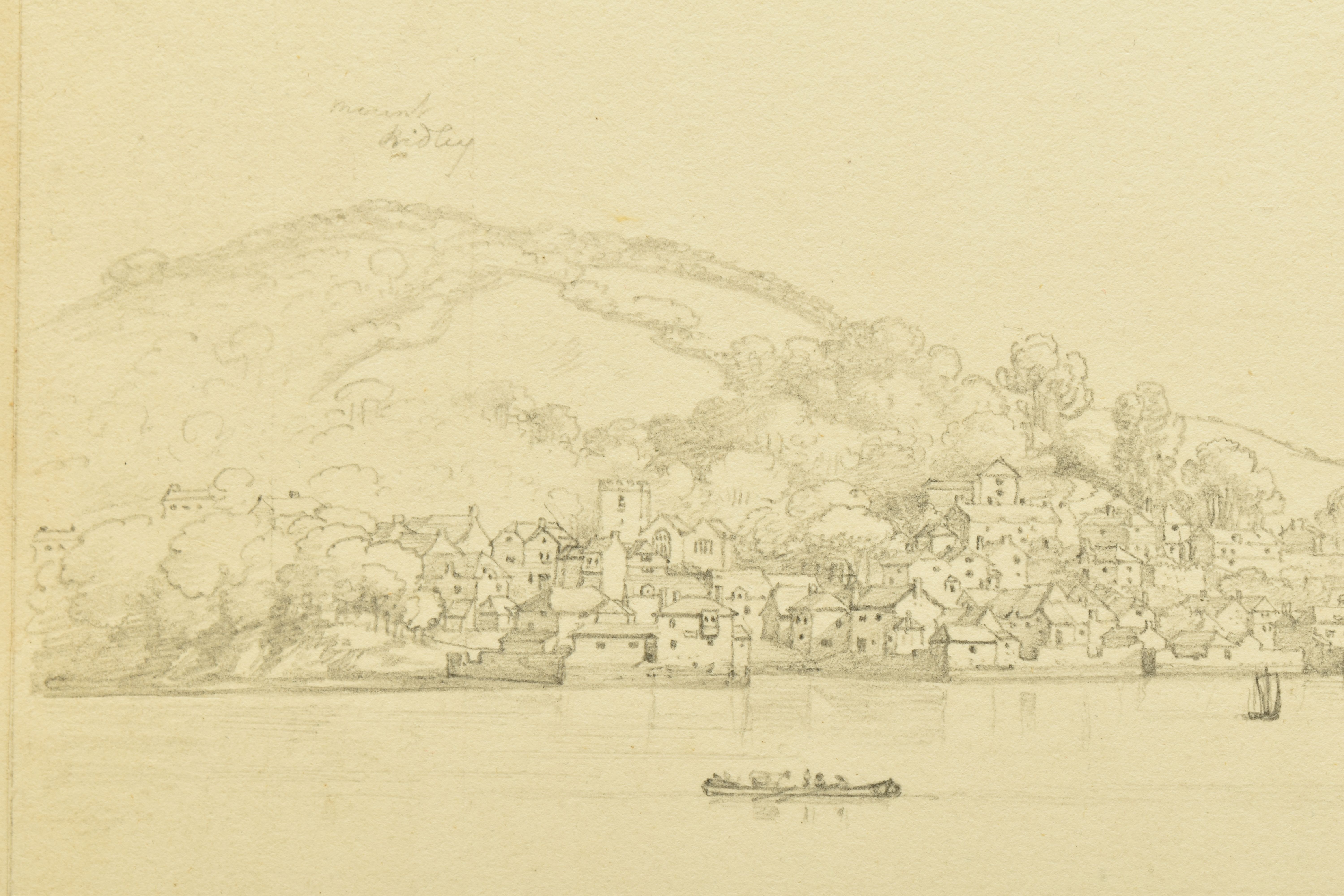 JOSEPH FARINGTON (1742-1821) 'KENDAL CASTLE' a pencil sketch depicting the castle ruins, signed - Image 12 of 16