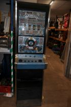 AN ACE COIN EQUIPMENT VINTAGE SLOT MACHINE with 'Silver Machine' graphics and mechanism, width