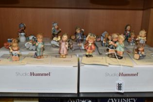 A GROUP OF SEVEN BOXES OF STUDIO HUMMEL CHRISTMAS TREE DECORATIONS, twenty one figures comprising