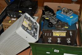 ONE BOX OF C.B RADIOS AND C.B RADIO EQUIPMENT, to include a boxed Japanese Yaesu HF receiver FT-