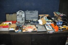 A COLLECTION OF POWER AND HAND TOOLS including a Parkside belt sander, a Black and Decker Circular