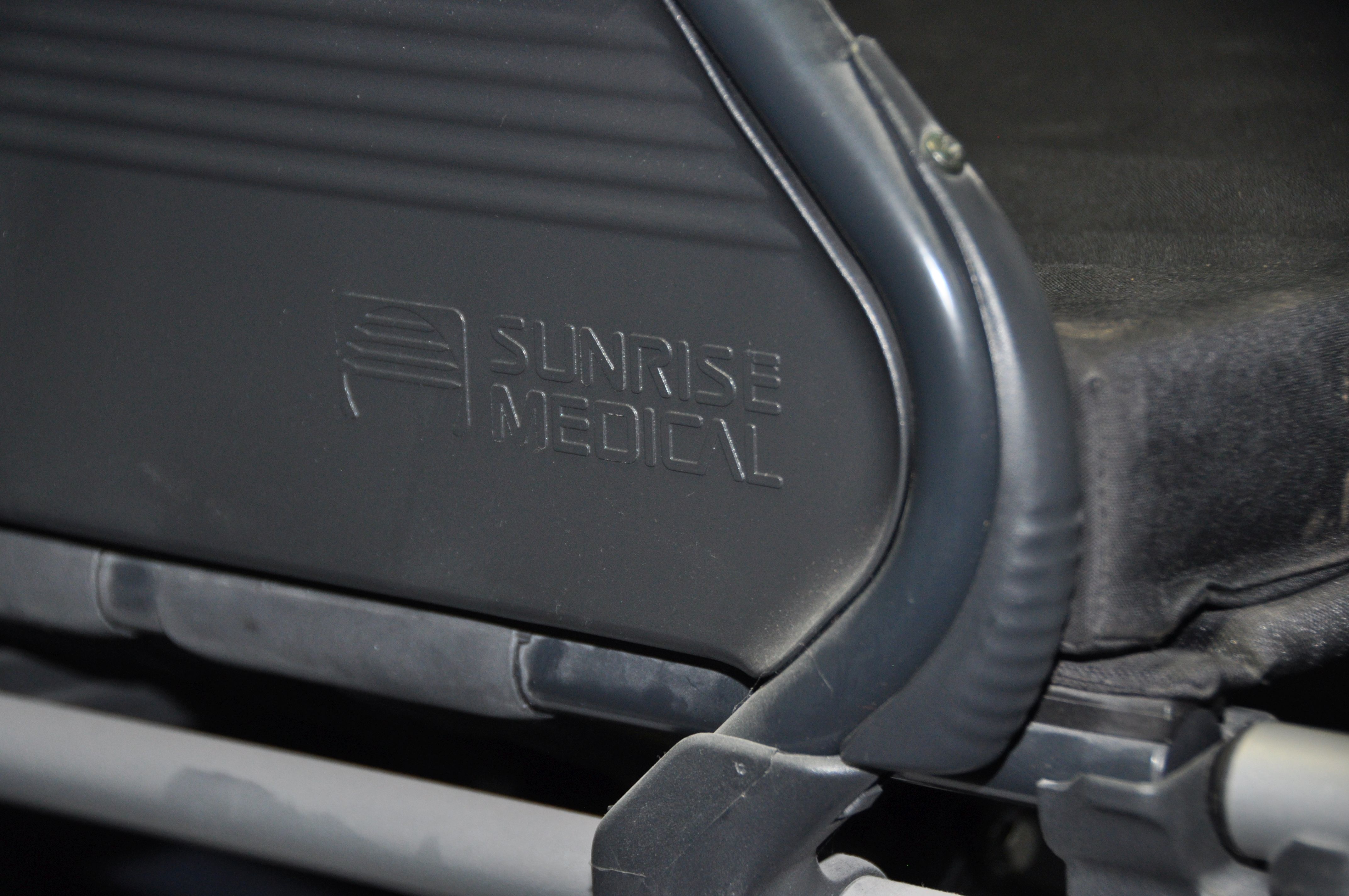 A SUNRISE MEDICAL FOLDING WHEELCHAIR, with additional cushion and footrests - Image 2 of 2