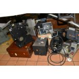 A COLLECTION OF EARLY TO MID 20TH CENTURY FILM PROJECTORS, comprising an Aldis 303 slide