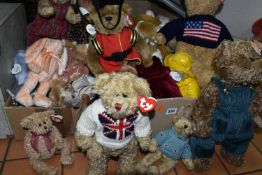 A QUANTITY OF TY BEARS AND SOFT TOYS, mainly from the TY Collectibles and Attic Treasures