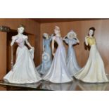 FIVE ROYAL DOULTON CLASSICS LADY FIGURES, comprising 'The Bride' HN4324 and four 'Chelsea'
