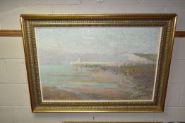 FRANCIS ANNE HOPKINS (1838-1918) 'LE TREPORT, NORMANDY', an impressionist style French coastal