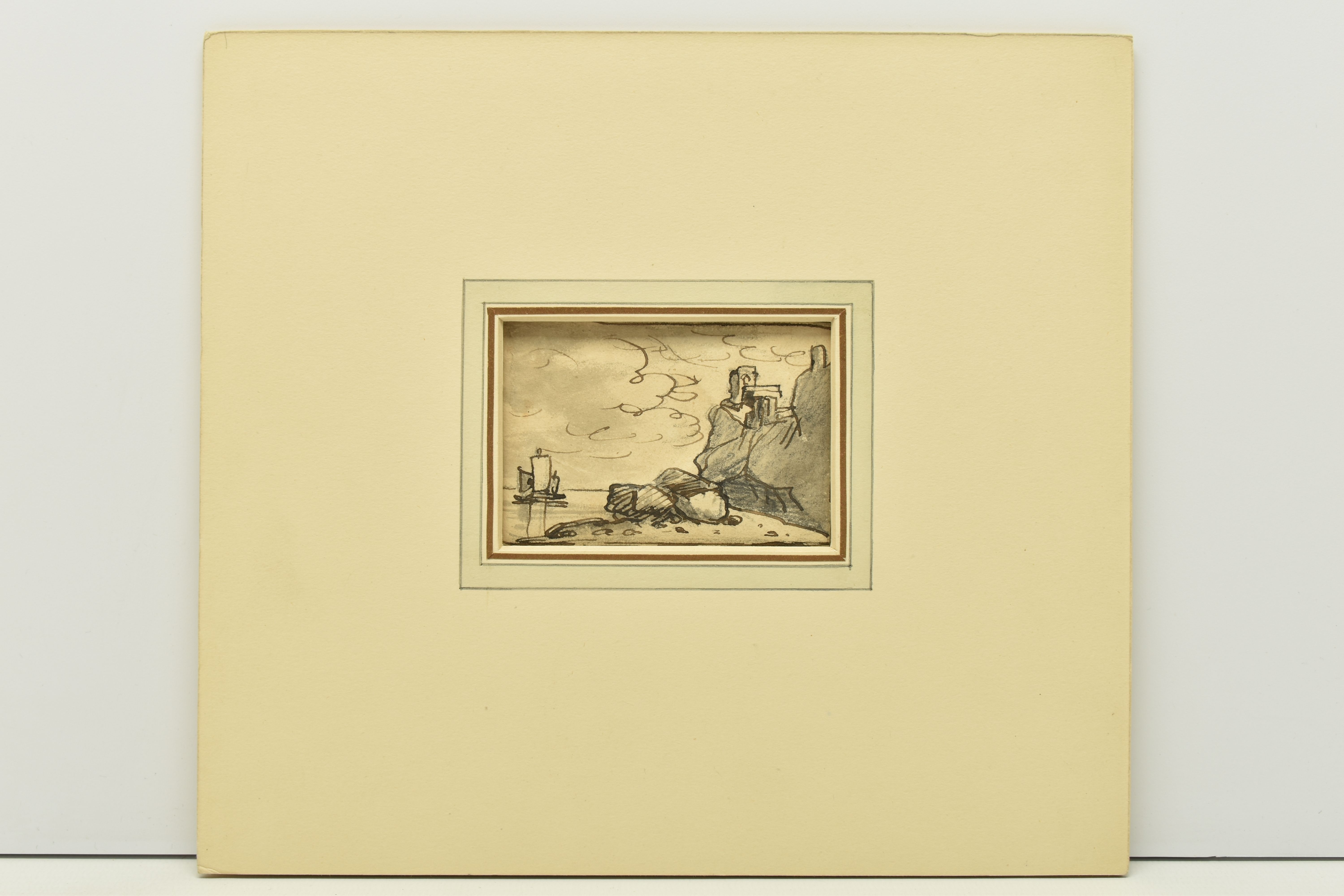 JOSEPH FARINGTON (1742-1821) 'KENDAL CASTLE' a pencil sketch depicting the castle ruins, signed - Image 5 of 16