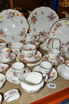 A QUANTITY OF ROYAL CROWN DERBY 'DERBY POSIES' PATTERN TEA AND COFFEE WARE, comprising two dinner