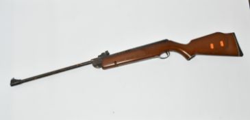 A .22'' WEBLEY & SCOTT VULCAN AIR RIFLE, in working order but with heavily corroded metalwork