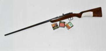 A .410'' WEBLEY & SCOTT BOLT ACTION SHOTGUN, proved for use with 2½'' cartridges, serial number