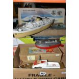 A BOXED TRI-ANG BATTERY POWERED REMOTE CONTROL CARGO SHIP, 'H.M.S. British Enterprise', not