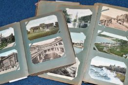 TWO ALBUMS OF POSTCARDS containing approximately 365* Postcards, mostly from the early 20th