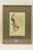 JOHN LAVIERS WHEATLEY (1892-1955) 'OLD ROGERS', a dry point etching depicting a profile portrait