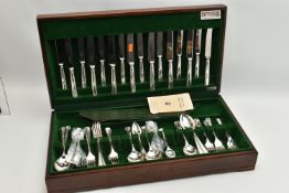 A 'BUTLER' CANTEEN, to include an eight person table setting of EPNS cutlery (condition report: