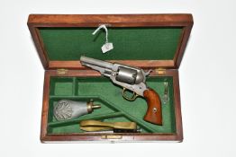 AN ANTIQUE .31'' 'POCKET' MODEL PERCUSSION REVOLVER BY E.WHITNEY, serial number 193361, fitted