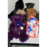 A GROUP OF FIVE CHARLIE BEARS AND ONE GORILLA, to include CB131297 Magic, CB620001 Firework,
