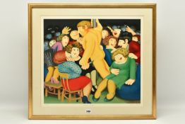 BERYL COOK (BRITISH 1926-2008) 'LADIES NIGHT' SIGNED LIMITED EDITION PRINT, depicting a group of