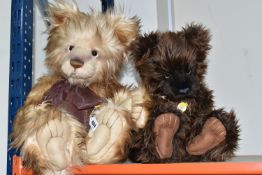 A PAIR OF CHARLIE BEARS, comprising CB124951 Darren and CB124993 Catherine, both designed by