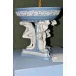 A BOXED WEDGWOOD MASTERPIECE COLLECTION LIMITED EDITION PALE BLUE JASPERWARE MICHELANGELO BOWL, no.