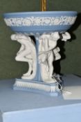 A BOXED WEDGWOOD MASTERPIECE COLLECTION LIMITED EDITION PALE BLUE JASPERWARE MICHELANGELO BOWL, no.