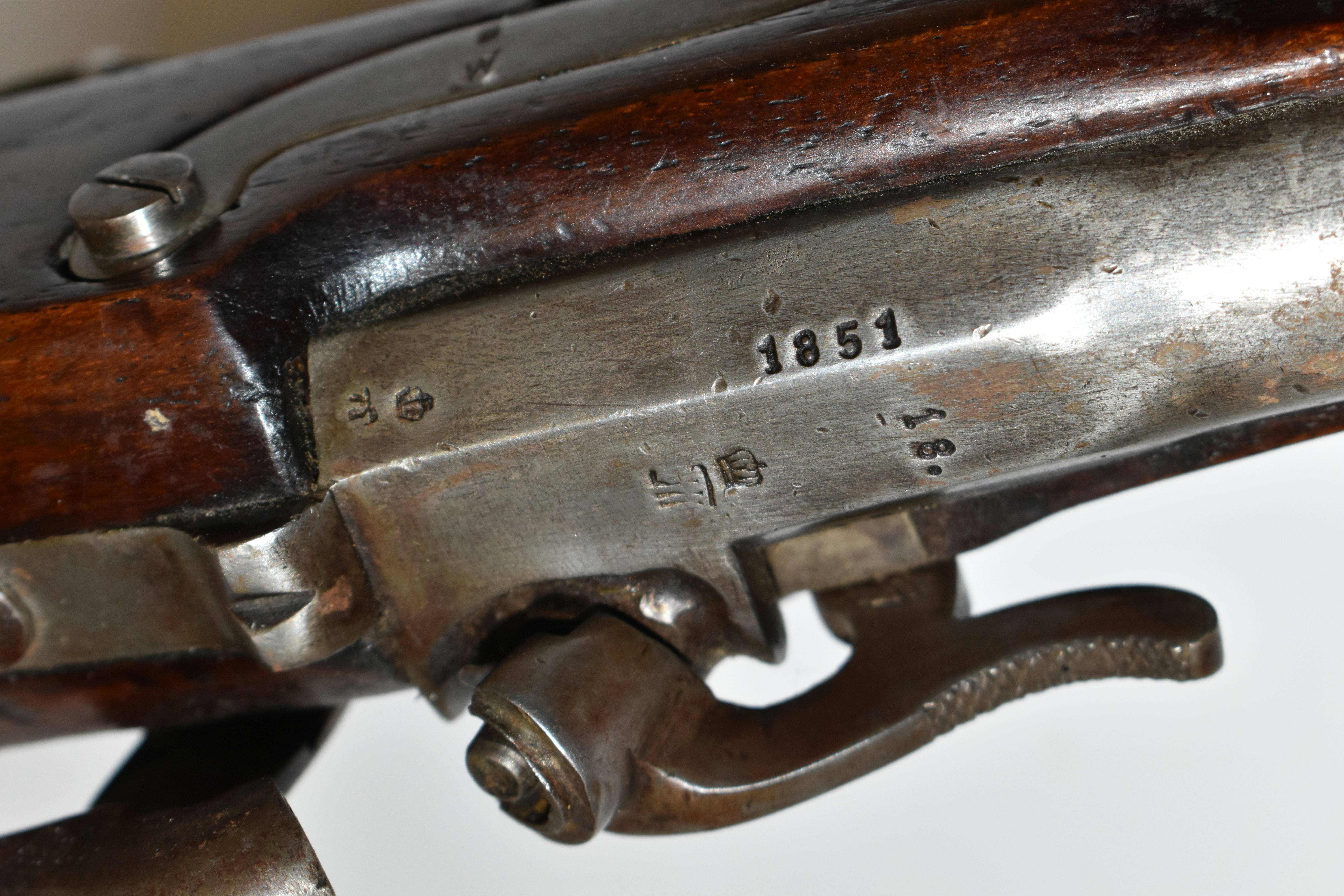 A REPLICA 20 BORE FLINTLOCK POTSDAM PRUSSIAN ARMY ISSUE MILITARY PISTOL FITTED WITH AN 8¾'' BARRE - Image 6 of 9