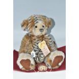 A CHARLIE BEARS LIMITED EDITION 'ABHAY' TEDDY BEAR, with swing tag numbered 3522/4000, code