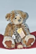 A CHARLIE BEARS LIMITED EDITION 'ABHAY' TEDDY BEAR, with swing tag numbered 3522/4000, code