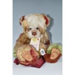 A CHARLIE BEARS LIMITED EDITION 'TOFFEE APPLE' TEDDY BEAR, with swing tag numbered 3961/4000, code