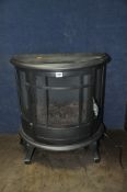 AN ELECTRIC LOG EFFECT HEATER (condition report: PAT pass and working)