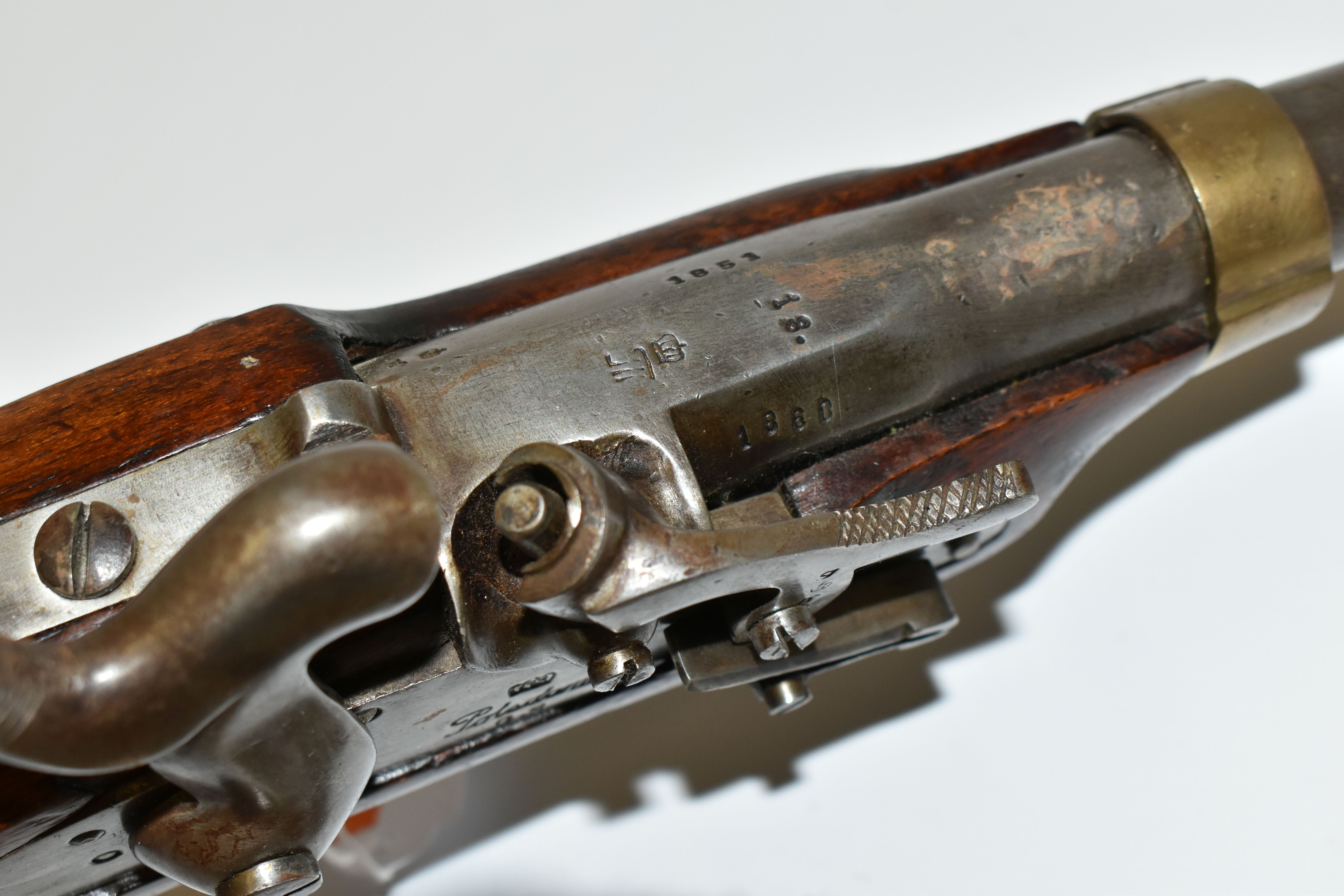 A REPLICA 20 BORE FLINTLOCK POTSDAM PRUSSIAN ARMY ISSUE MILITARY PISTOL FITTED WITH AN 8¾'' BARRE - Image 9 of 9