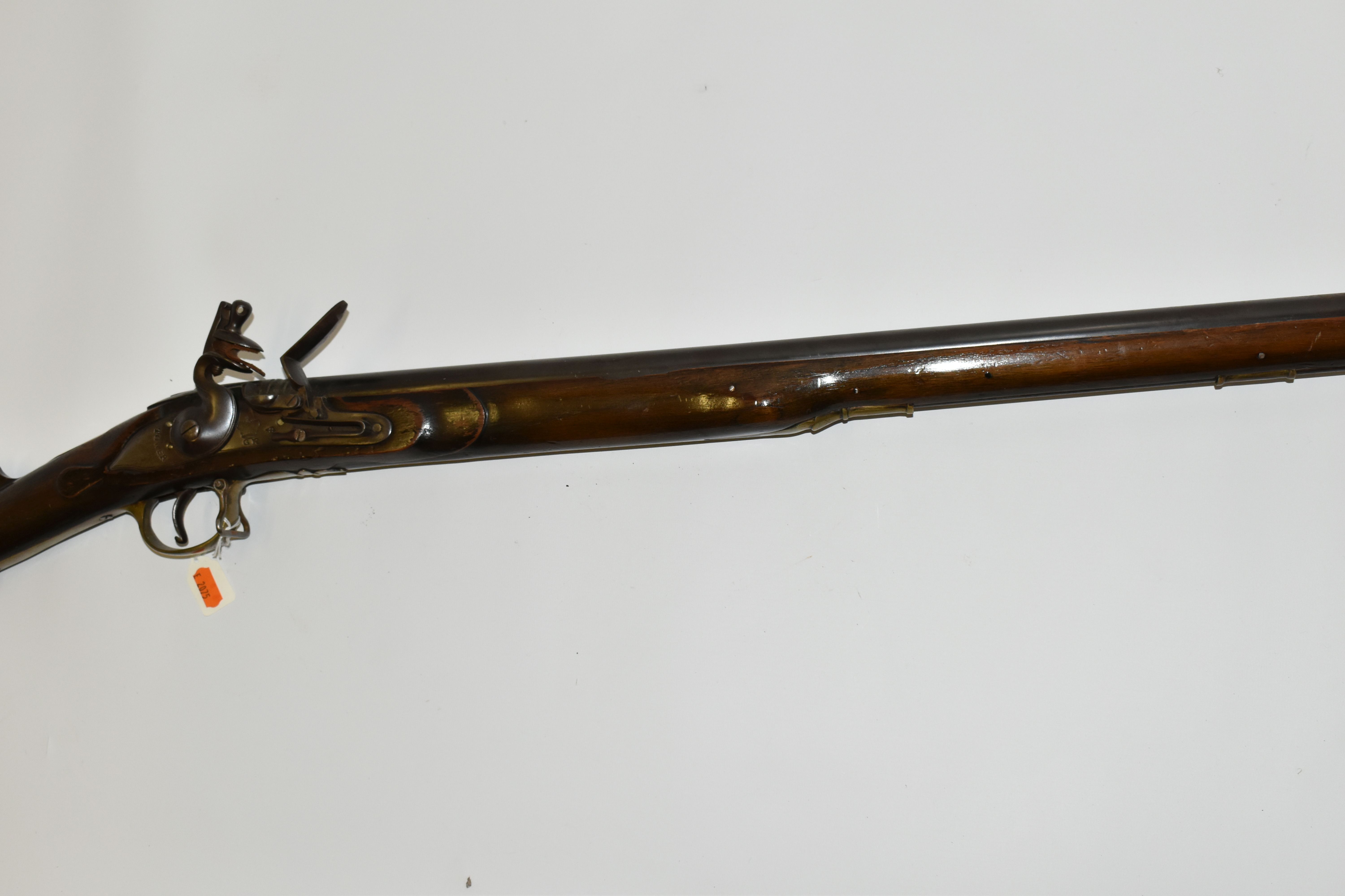 AN OLD REPLICA OLD REPLICA BROWN BESS STYLE MUSKET, only bored through for part of its barrel, the - Image 2 of 13