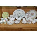 A GROUP OF ROYAL ALBERT TEAWARES, in various patterns comprising Water Meadow and Mayflower coffee