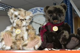 TWO CHARLIE BEARS TEDDY BEARS, 'Stephen' (CB131382), designed by Isabelle Lee and 'Artemis'' (CB