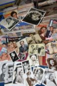 SIX BOXES OF HOLLYWOOD & FILM EPHEMERA to include approximately thirty-eight book titles which