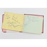 BEATLES AUTOGRAPHS, an autograph book containing the signatures of John Lennon, Paul McCartney,