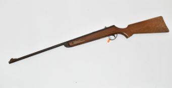 A .22'' B.S.A. MK 1 METEOR AIR RIFLE, in poor external overall condition, it is however in working