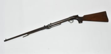 A .177'' ‘B.S.A. AIR RIFLE, serial number 15173, fitted with a pistol grip stock and spade handle
