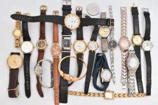 A BAG OF ASSORTED WRISTWATCHES, mainly womens watches, names to include 'Reflex, Sekonda, Lorus,