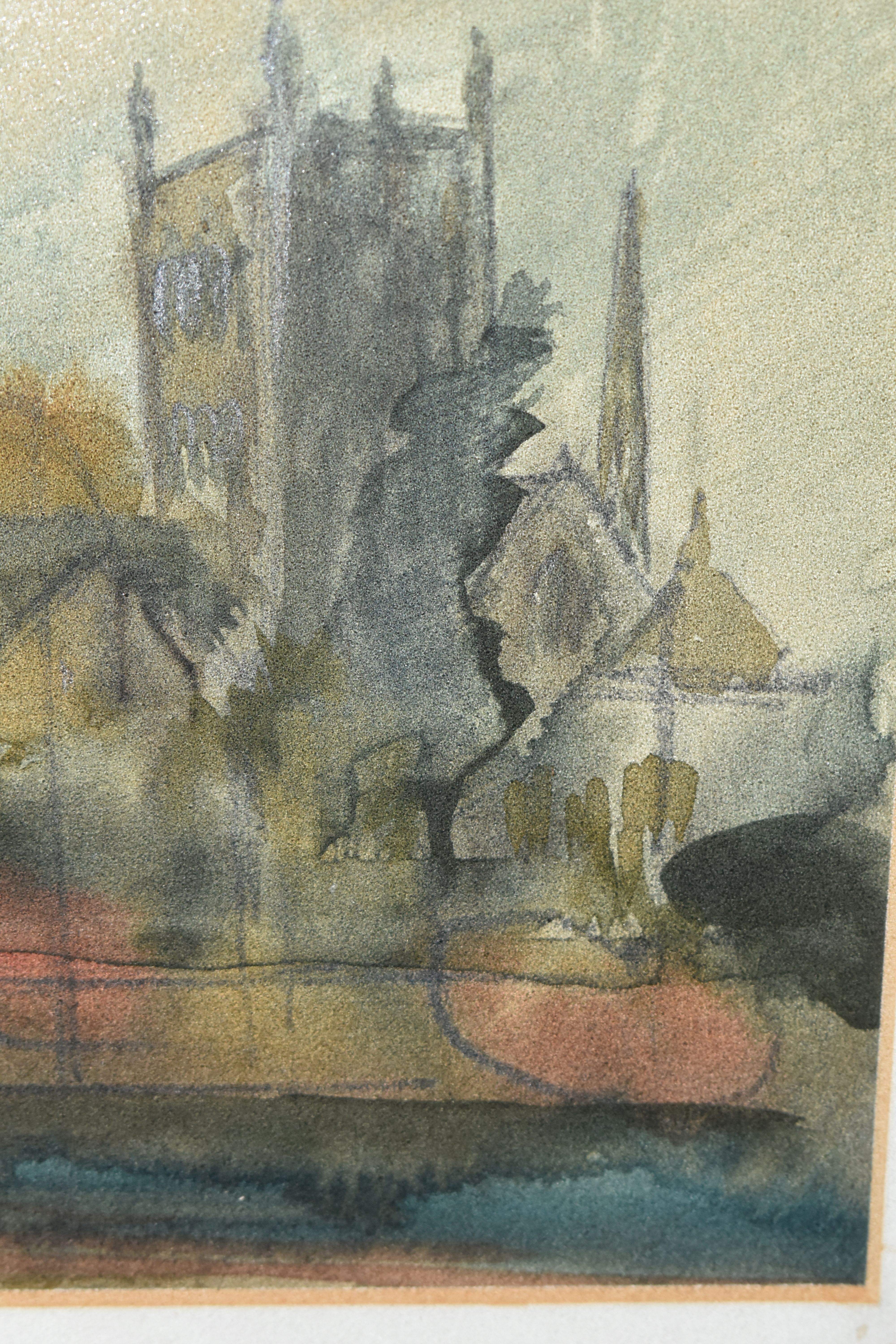 GWILYM PRITCHARD (WELSH 1931-2015) HEREFORD CATHEDRAL,viewed from the river, signed lower left - Image 3 of 4