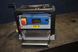A CLARKE WOODWORKER CPT250 PLANER THICKNESSER with 10in cut (PAT fail due to uninsulated plug but