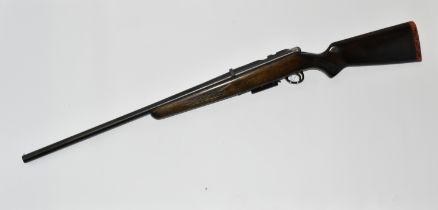 A 12 BORE STEVENS MODEL 58D BOLT ACTION SHOTGUN, fitted with a non-detachable magazine which is