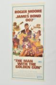 007 / JAMES BOND INTEREST: THE MAN WITH THE GOLDEN GUN, AN AUSTRALIAN DAYBILL FILM POSTER, 1974,