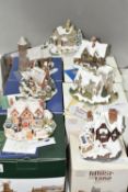 SEVEN BOXED LILLIPUT LANE CHRISTMAS SPECIAL EDITION SCULPTURES, comprising Deer Park Hall 1988 (no