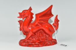 A ROYAL DOULTON LIMITED EDITION CHARACTER FIGURE 'THE WELSH DRAGON', 81/1500, produced exclusively