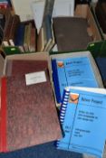 THREE BOXES OF MINING EPHEMERA to include NCB Works Reports, NCB Staff College Management Courses,