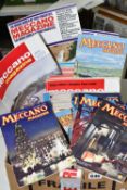 ONE BOX OF 1950S AND 1960S MECCANO MONTHLY MAGAZINES, one hundred and sixteen copies to include