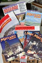 ONE BOX OF 1950S AND 1960S MECCANO MONTHLY MAGAZINES, one hundred and sixteen copies to include