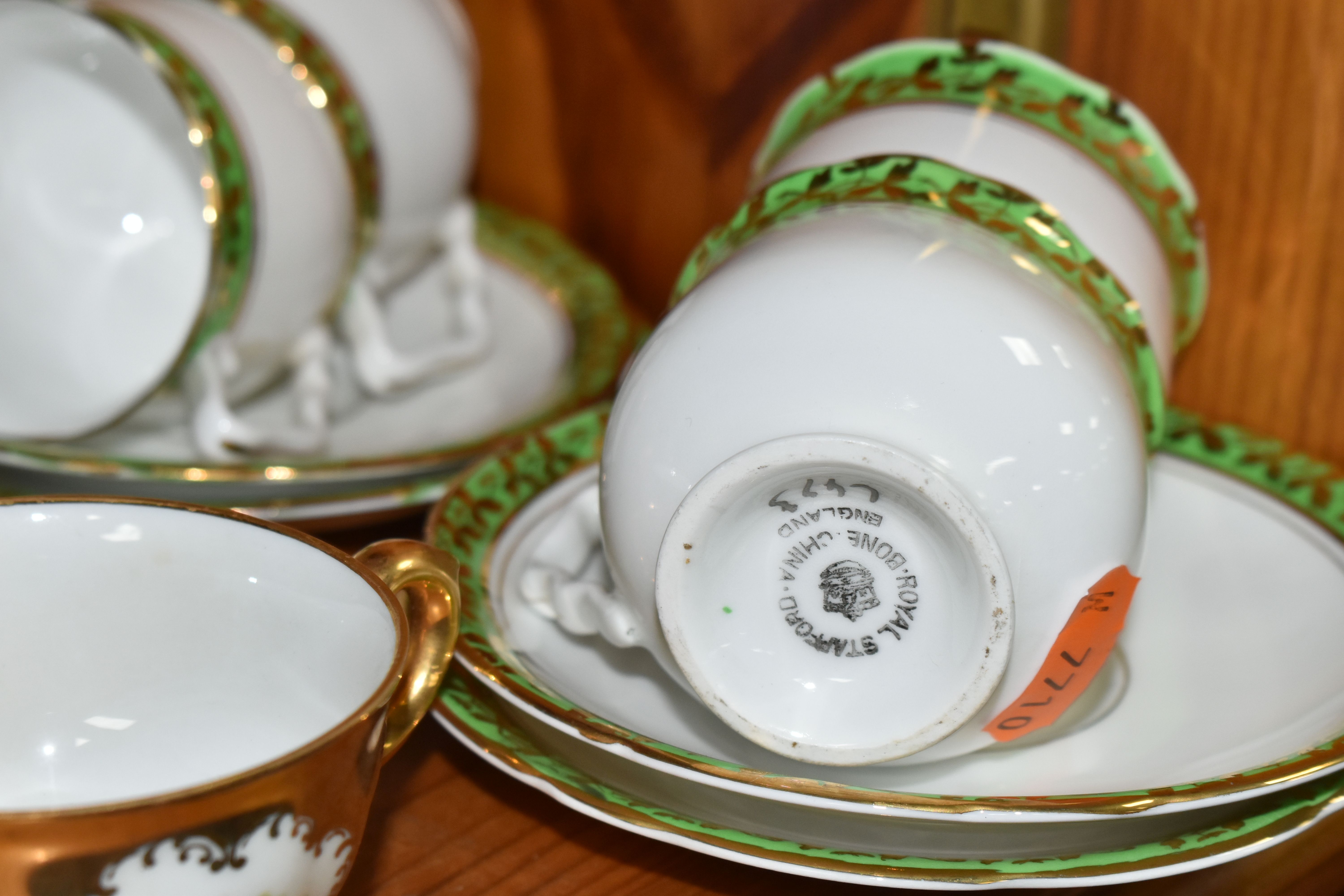 A GROUP OF COFFEE WARE, comprising a Royal Stafford coffee set of coffee pot, cream jug, sugar bowl, - Image 3 of 7