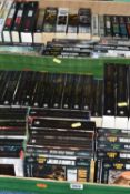 TWO BOXES OF BOOKS containing sixty-two Warhammer titles, five in hardback format (list